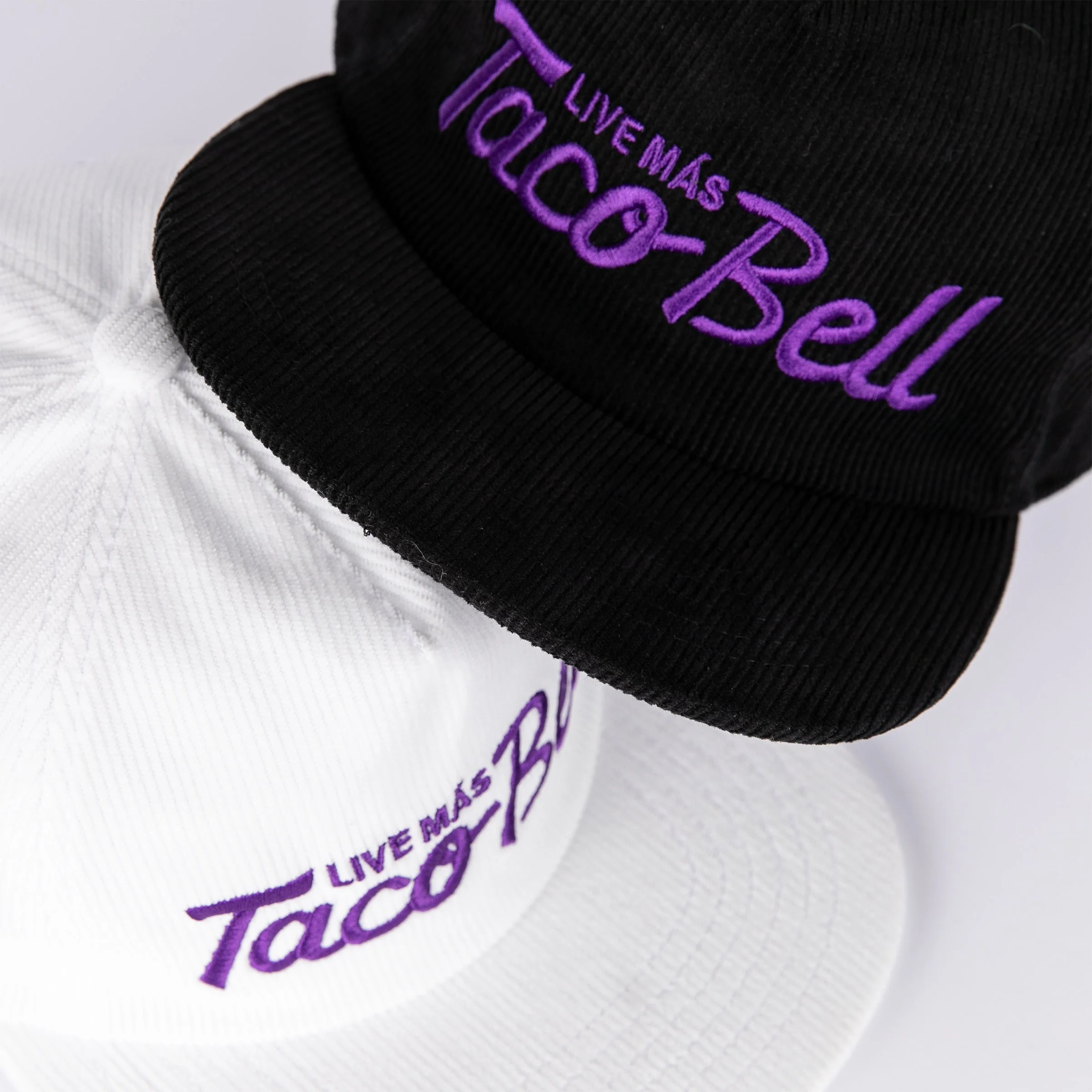 Corduroy Taco Bell White Hat - Image 6