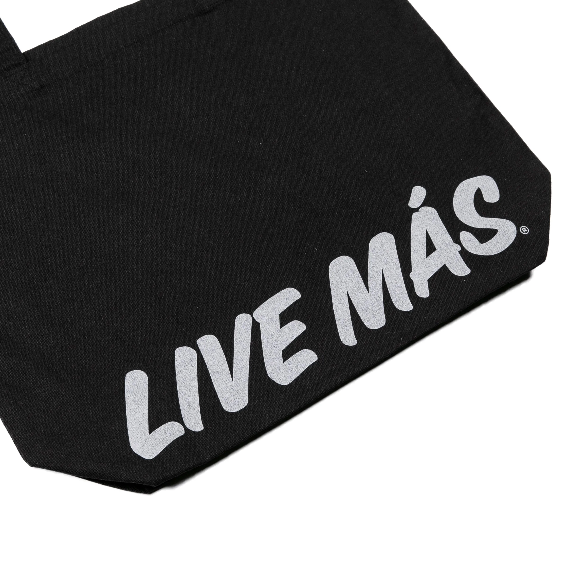 Live Más Black Tote - Image 3
